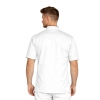 Bluza kucharska biała krótki rękaw lamówka czarna roz.3XL